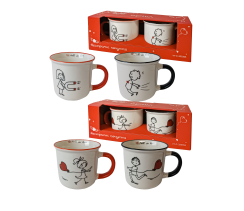 Набір чашок VT-C-325355 Нестримні почуття Vittora 355 мл (2шт.)