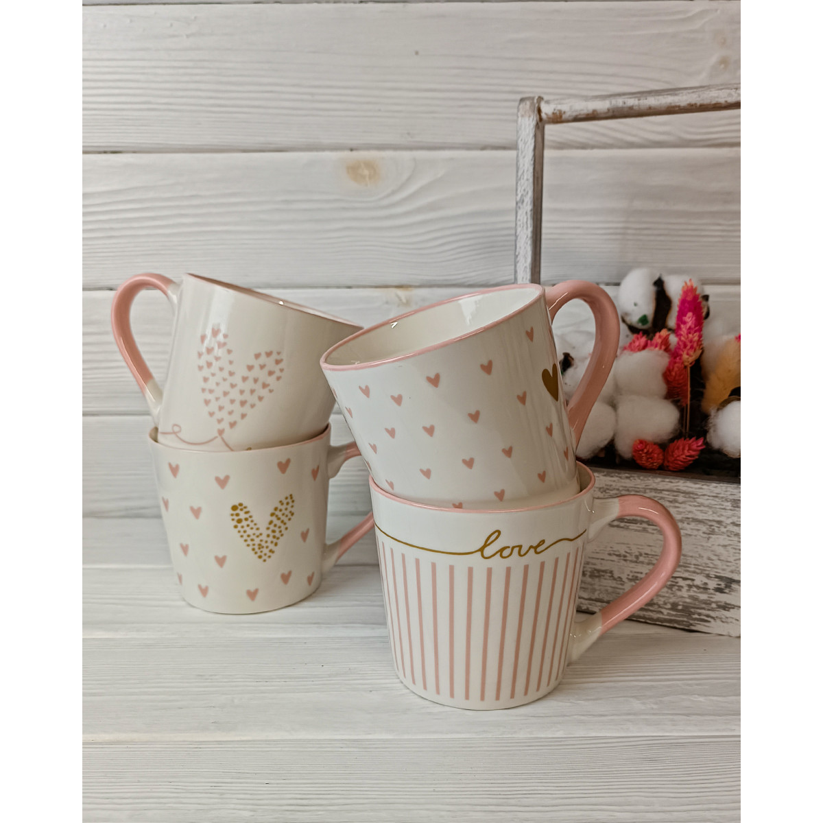 Чашка VT-C-321390 Нежная любовь Vittora 390 мл