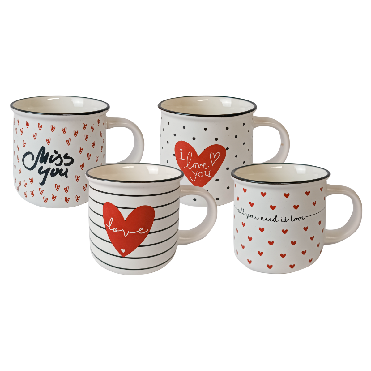 Чашка VT-C-326355 Ритм кохання Vittora 355 мл