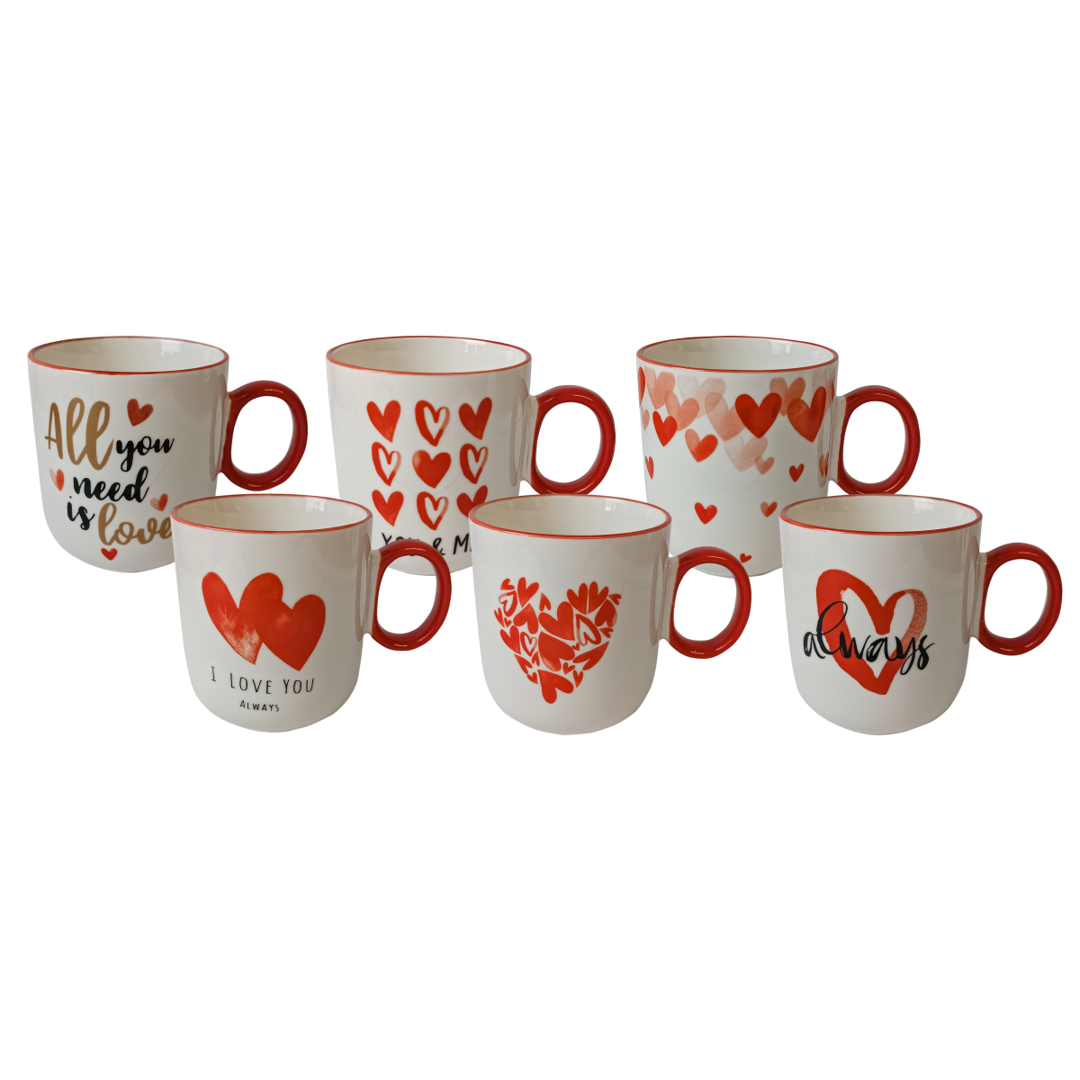 Чашка VT-C-322330 Шалене кохання Vittora 330 мл