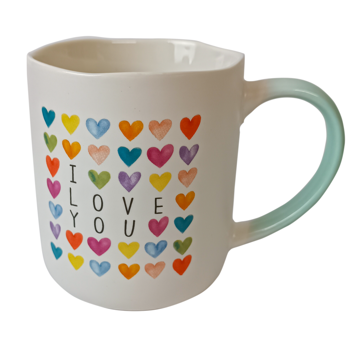 Чашка VT-C-327385 Яскраві серця Vittora 385 мл