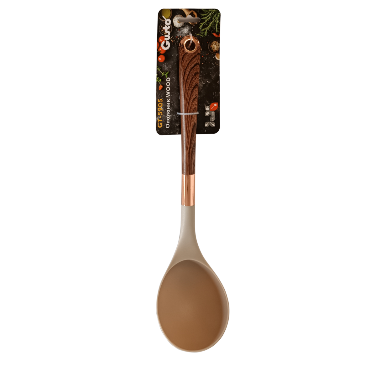 Ополоник GT-5905 WOOD, нейлон Gusto