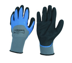 Перчатки ПЭ с двойным нитриловым покрытием Haisser 211438