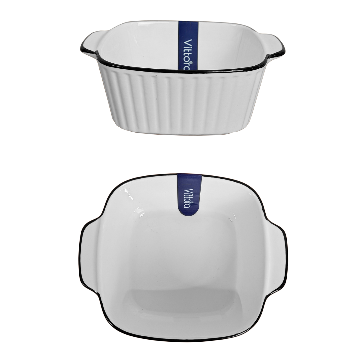 Салатник з вушками VT-P-2146VA Вавилон Vittora 146 мм