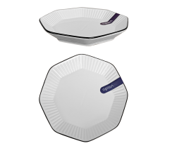 Тарелка восьмиугольная VT-P-1210VA Вавилон Vittora 210 мм