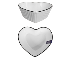 Салатник в форме сердца VT-P-2178VA Вавилон Vittora 178 мм