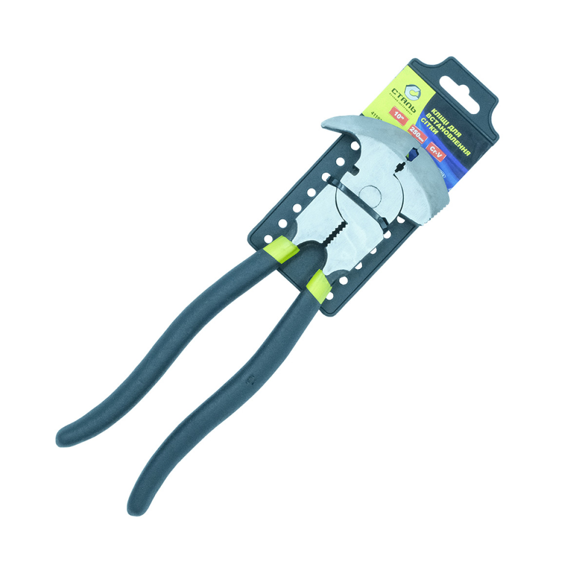 Кліщі для встановлення сітки 250 мм Сталь 41193