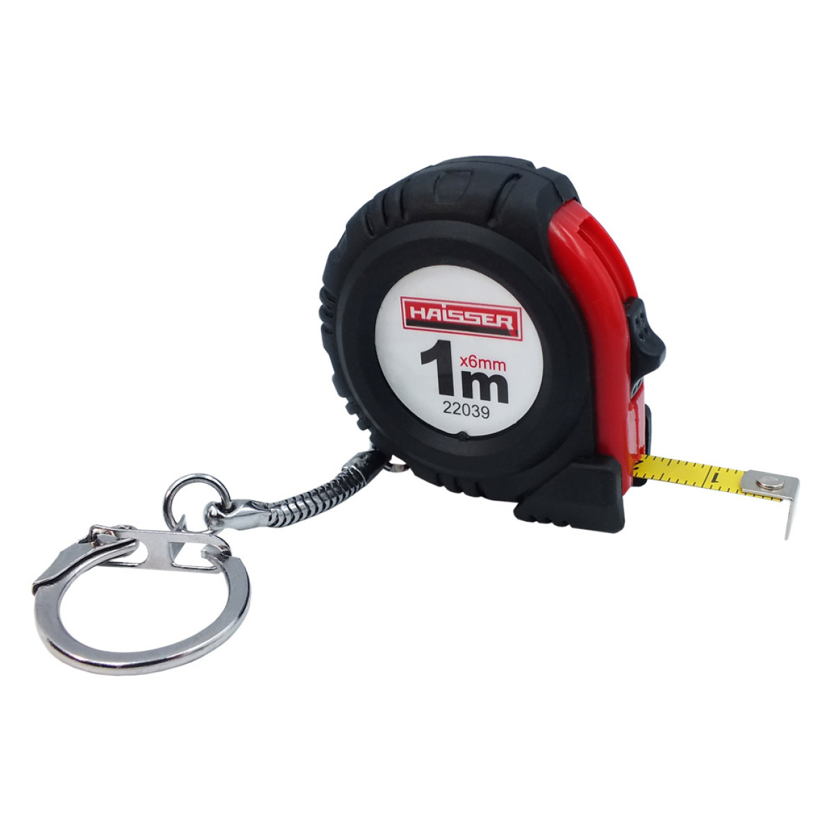 Рулетка брелок з карабіном 2 мх13 мм Haisser 22048