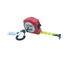 Рулетка брелок з карабіном 2 мх13 мм Haisser 22048