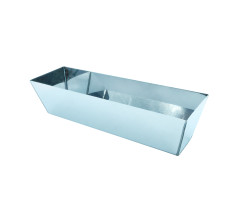 Лоток CLASSIC для шпаклювання 355х105 мм з нерж сталі Haisser 37454