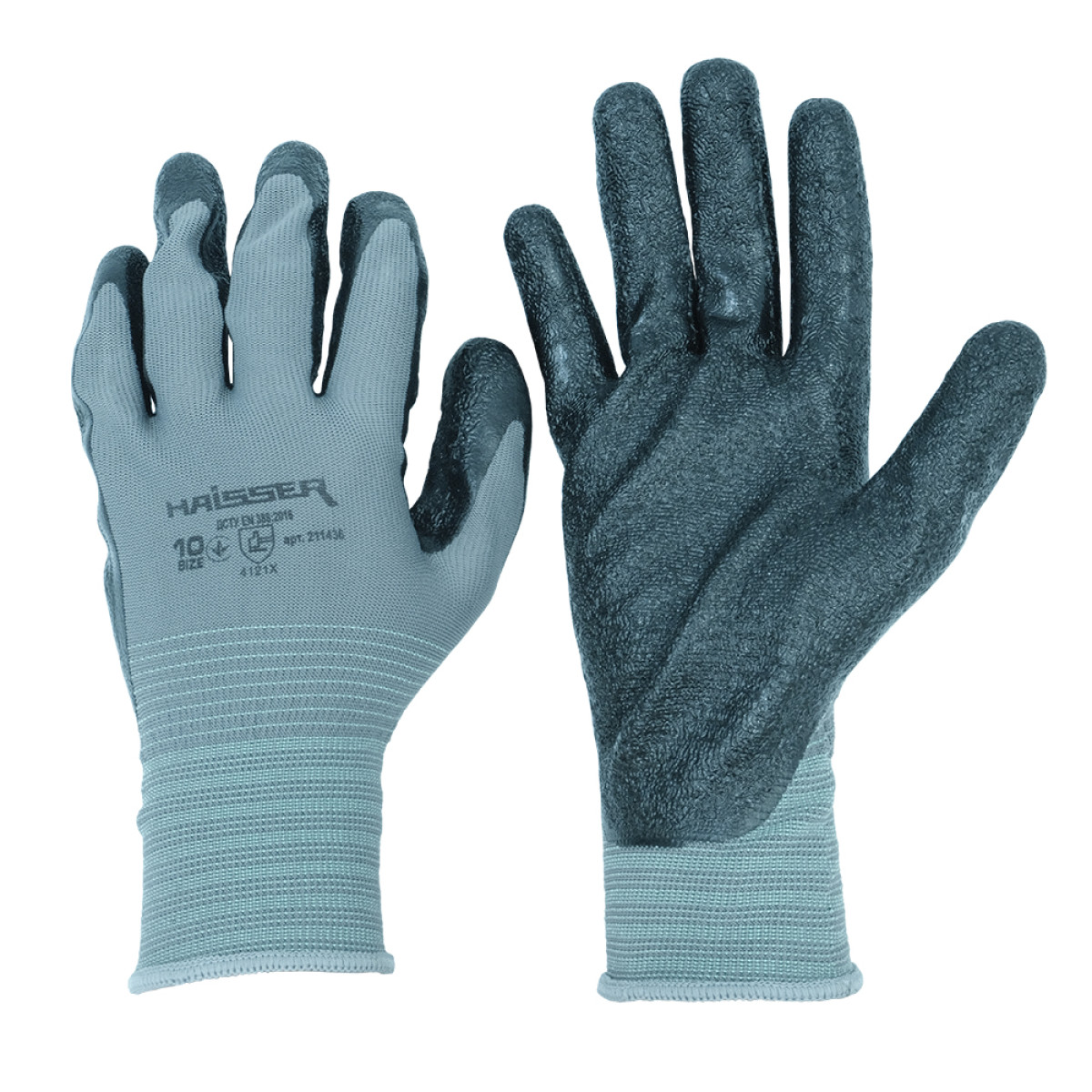 Перчатки полиэстер с нитриловым покрытием Haisser 211436
