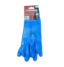 Рукавички поліестер з нітриловим покриттям Haisser 211437