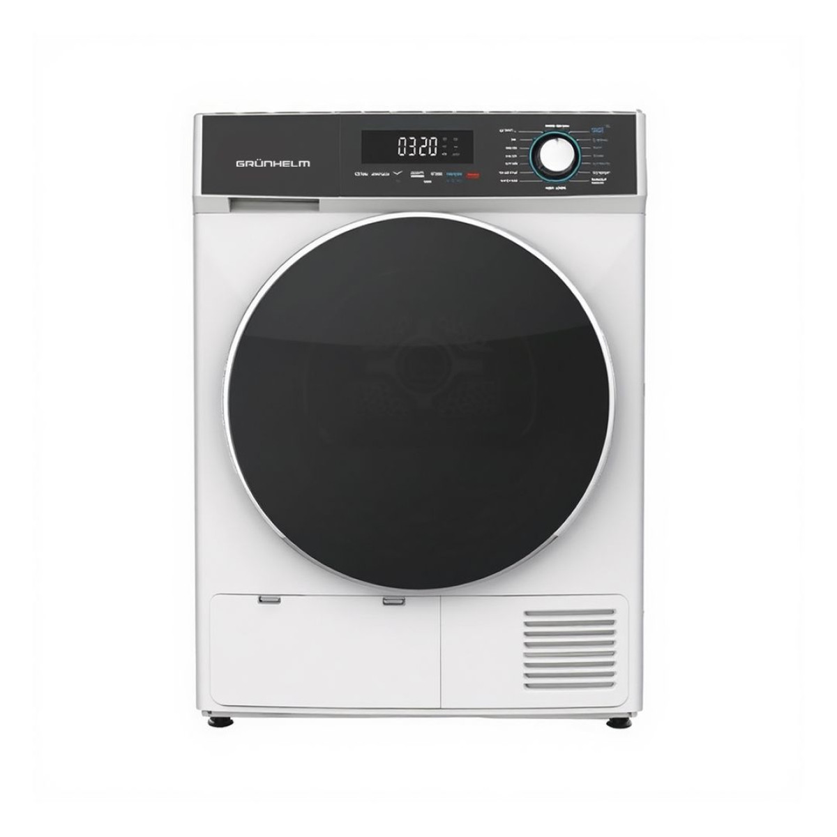 Сушильна машина GDW-8PD1WB (біла, 8 кг. тепловий насос) Grunhelm
