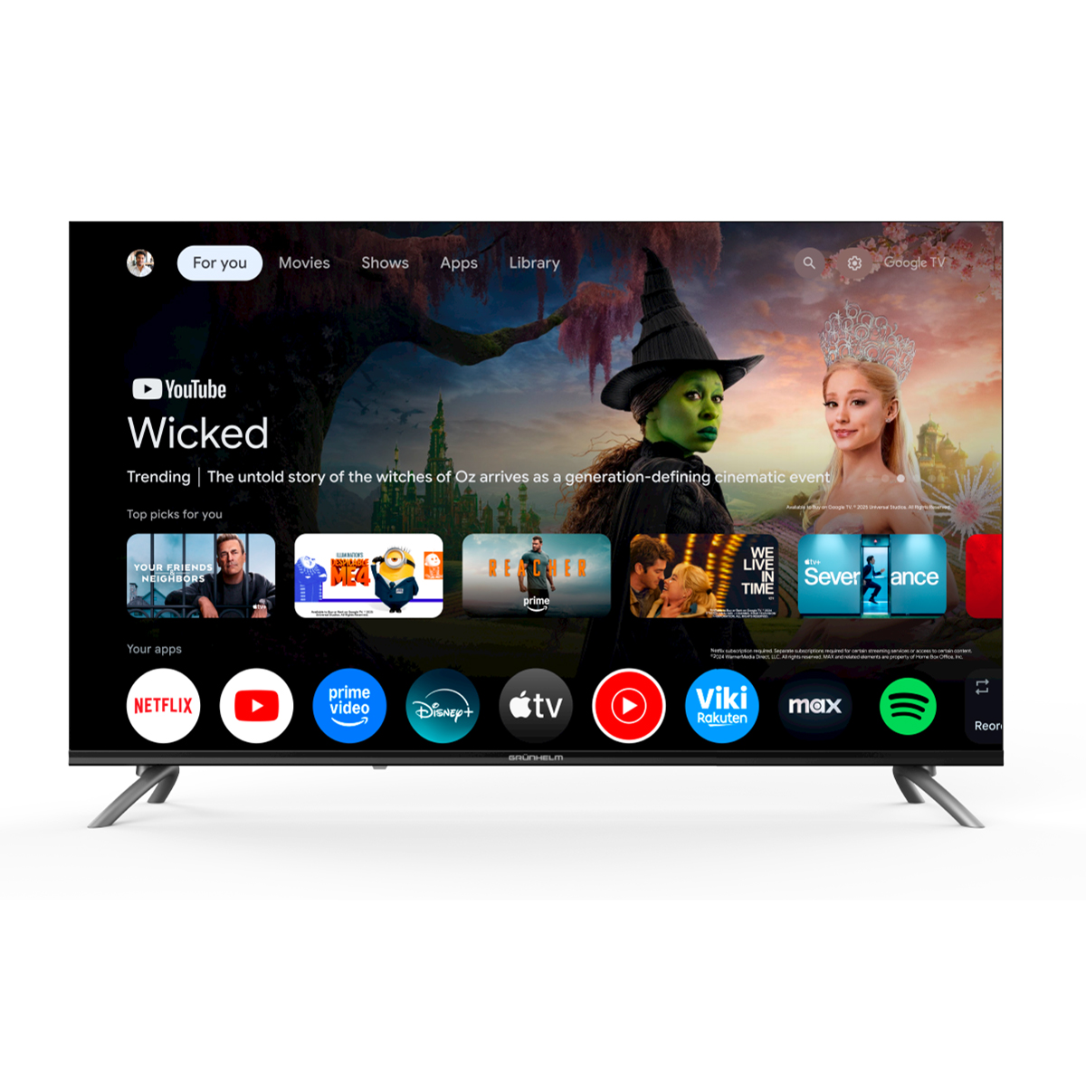 Телевізор 43" 43U550 Grunhelm