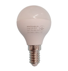 Лампа LED - G45-7W-65K-E14 Long-Life R2.0 Grunhelm