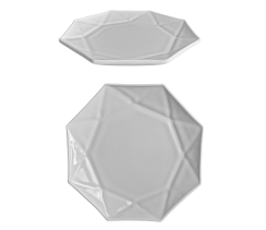 Тарілка обідня V-255AS Blanco Astra 255 мм Vittora