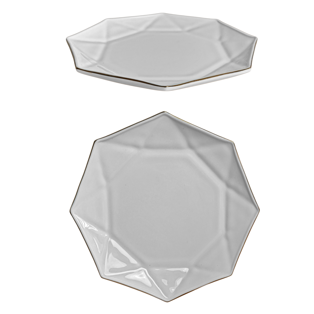 Тарілка обідня V-255ASG Blanco Astra Gold 255 мм Vittora