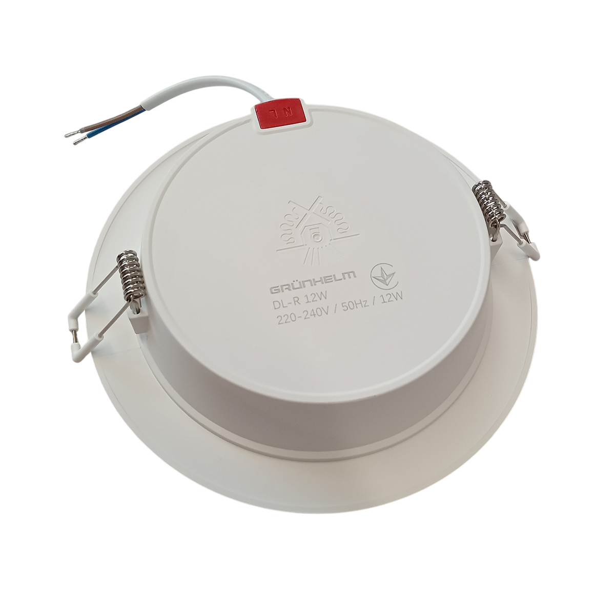 Cвітильник LED круглий врізний - DL-R 12W 145х29.5 мм Grunhelm