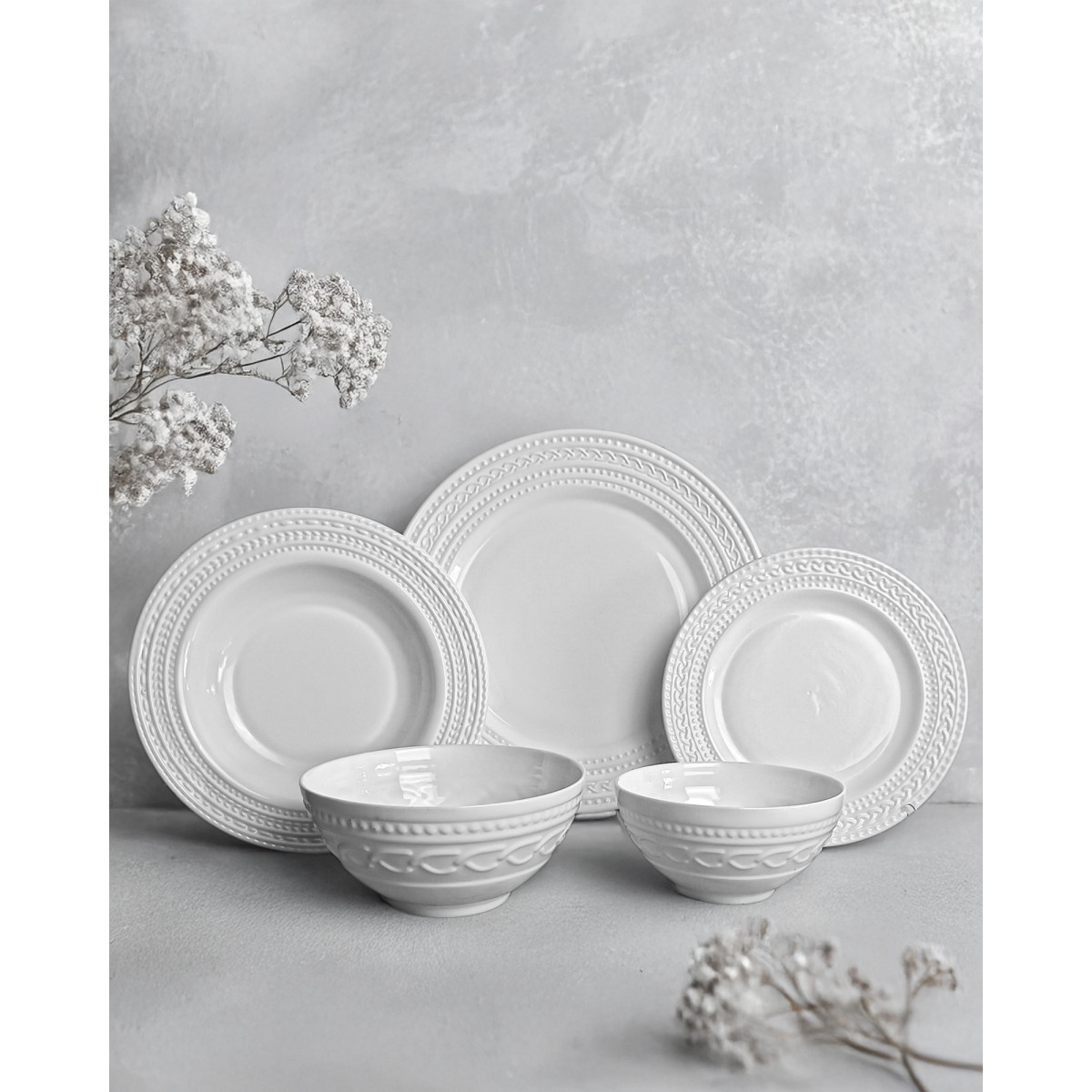 Тарелка суповая V-215ET Blanco Ethno 215 мм Vittora