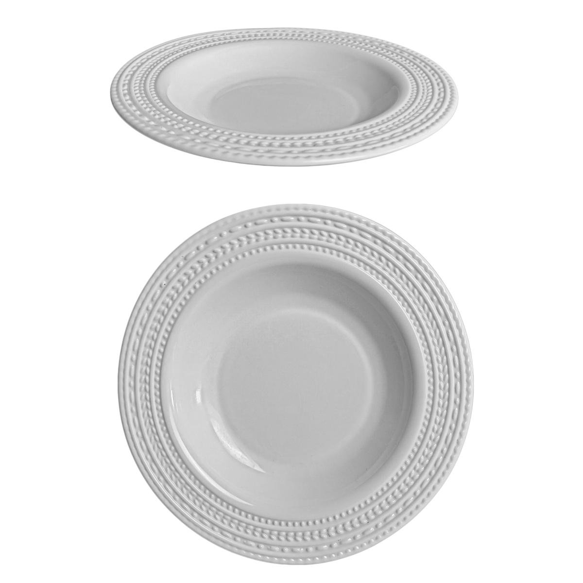 Тарелка суповая V-215ET Blanco Ethno 215 мм Vittora