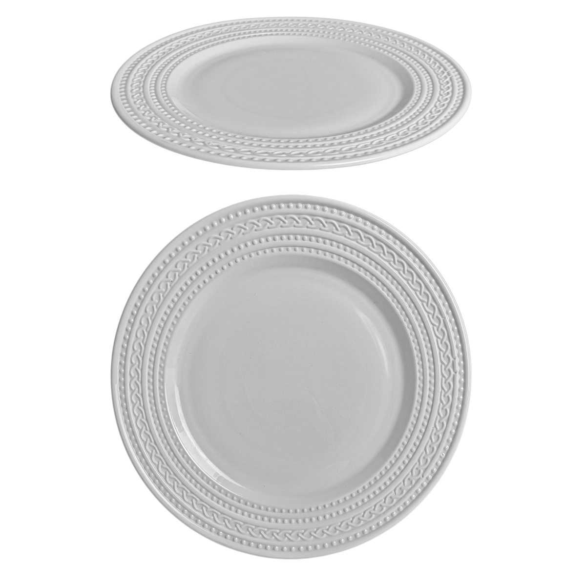 Тарелка обеденная V-265ET Blanco Ethno 265 мм Vittora