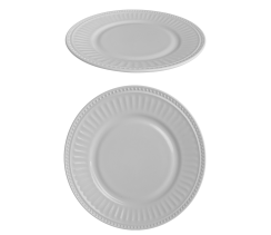 Тарелка десертная V-205RE Blanco Retro 205 мм Vittora