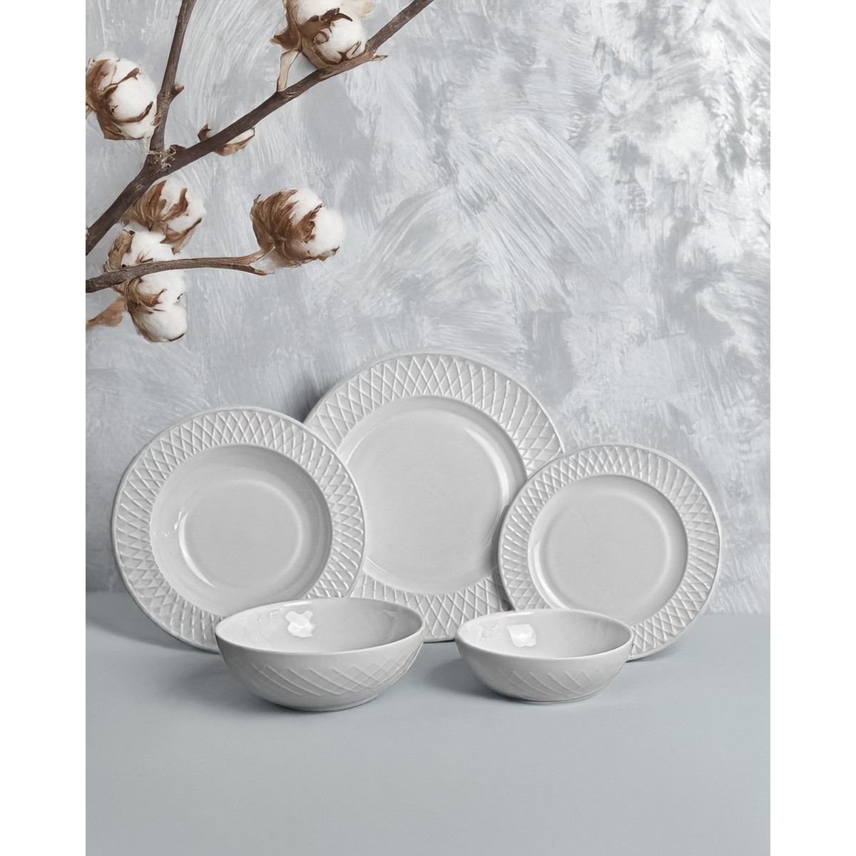 Тарелка суповая V-215VI Blanco Vintage 215 мм Vittora