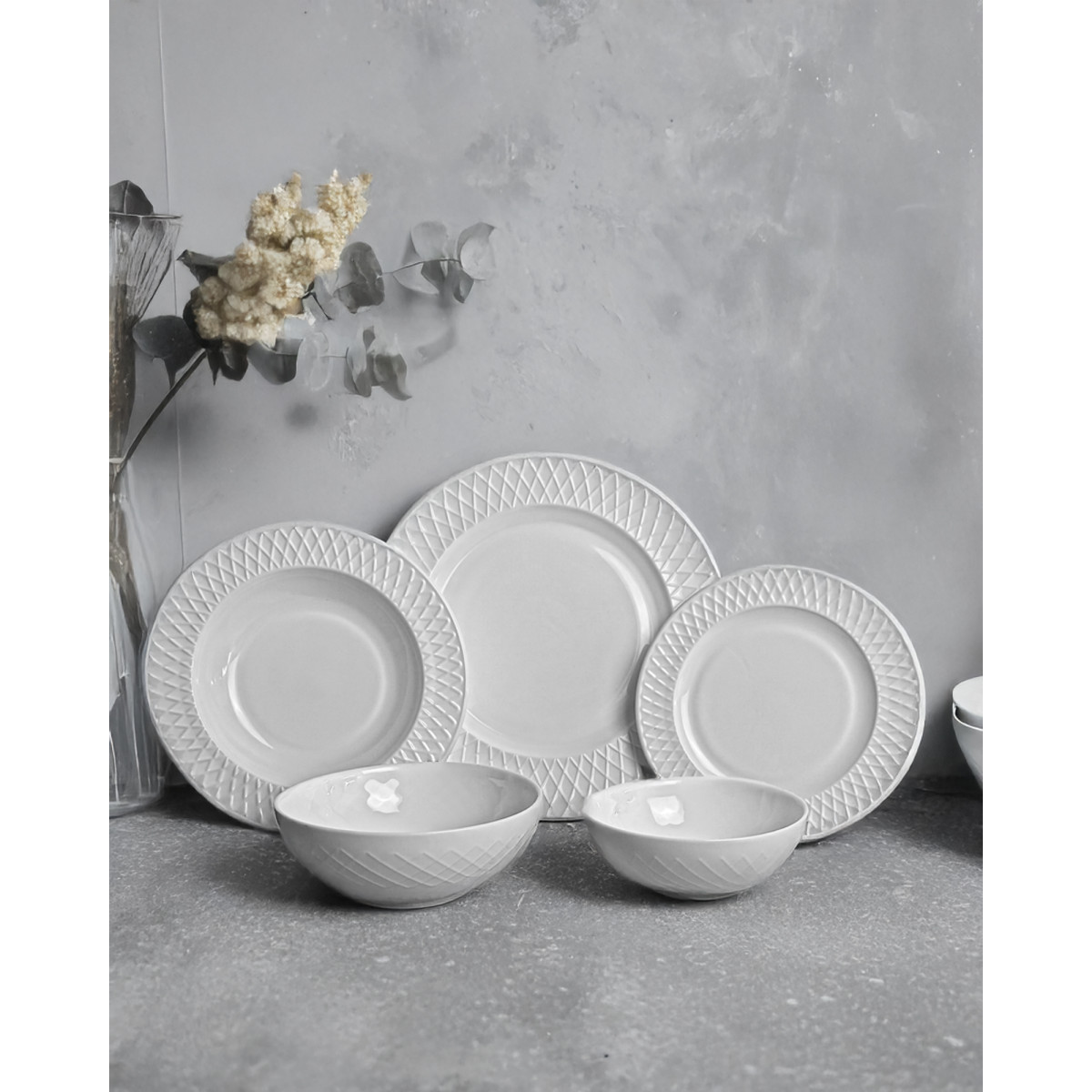 Тарелка суповая V-215VI Blanco Vintage 215 мм Vittora