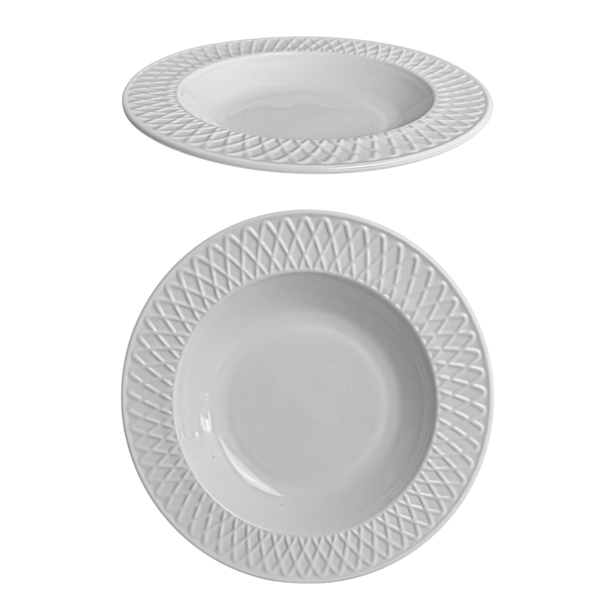 Тарелка суповая V-215VI Blanco Vintage 215 мм Vittora