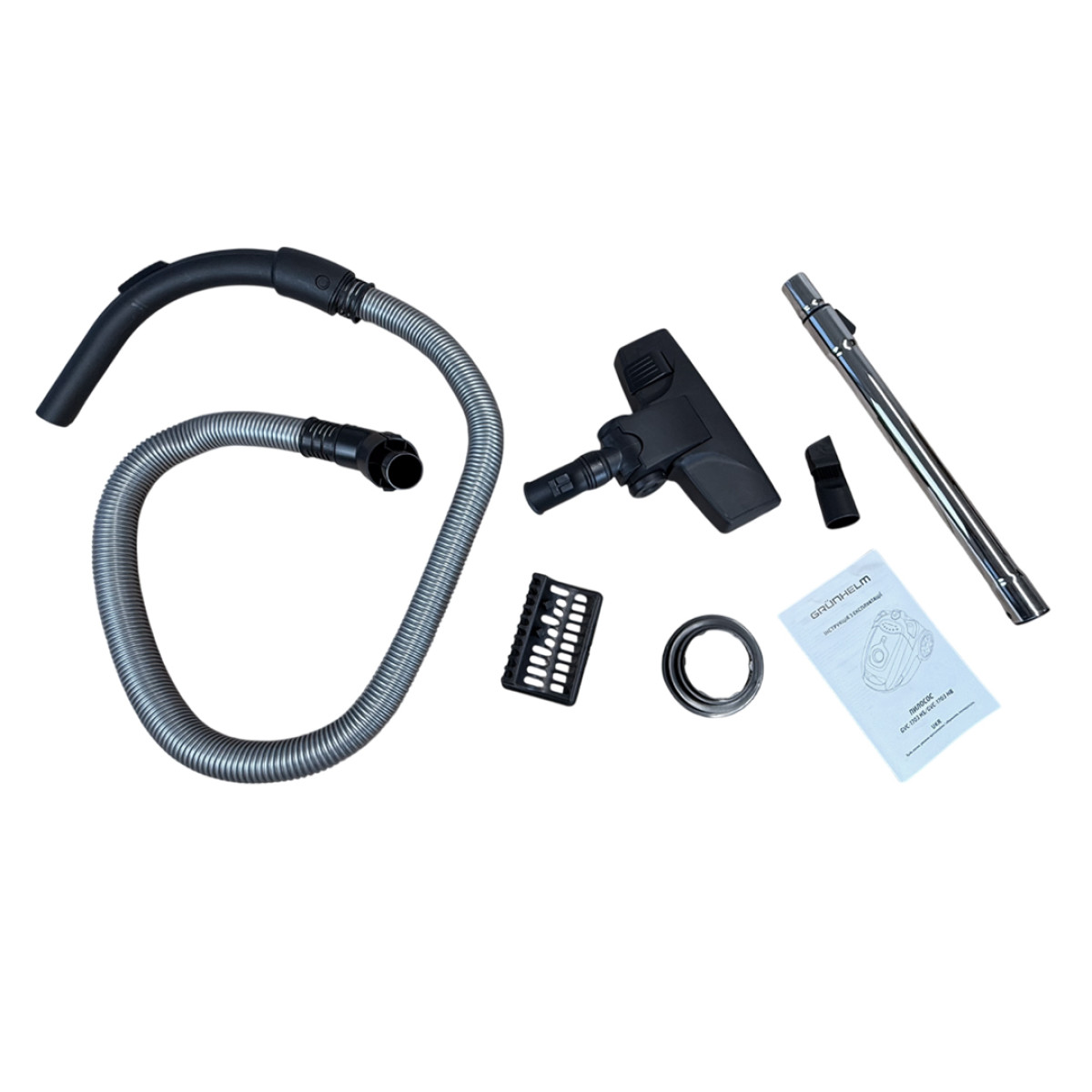 Пылесос GVC-1703 HS с мешком ECO POWER Grunhelm серо-черный