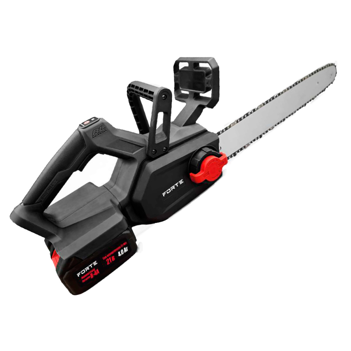 Пила цепная аккумуляторная CS-40B 2шт*4Ач АКБ Forte