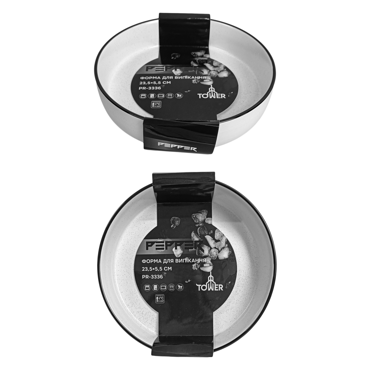 Форма для выпечки PR-3336 Tower круглая PEPPER 23.5x5.5 см
