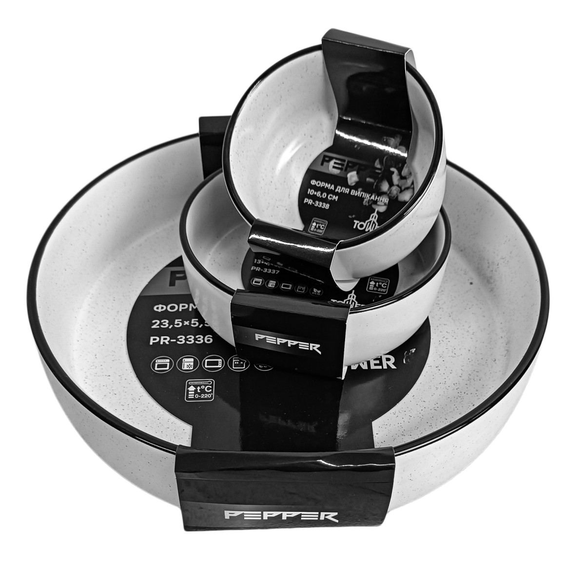 Форма для выпечки PR-3337 Tower круглая PEPPER 13x4.4 см