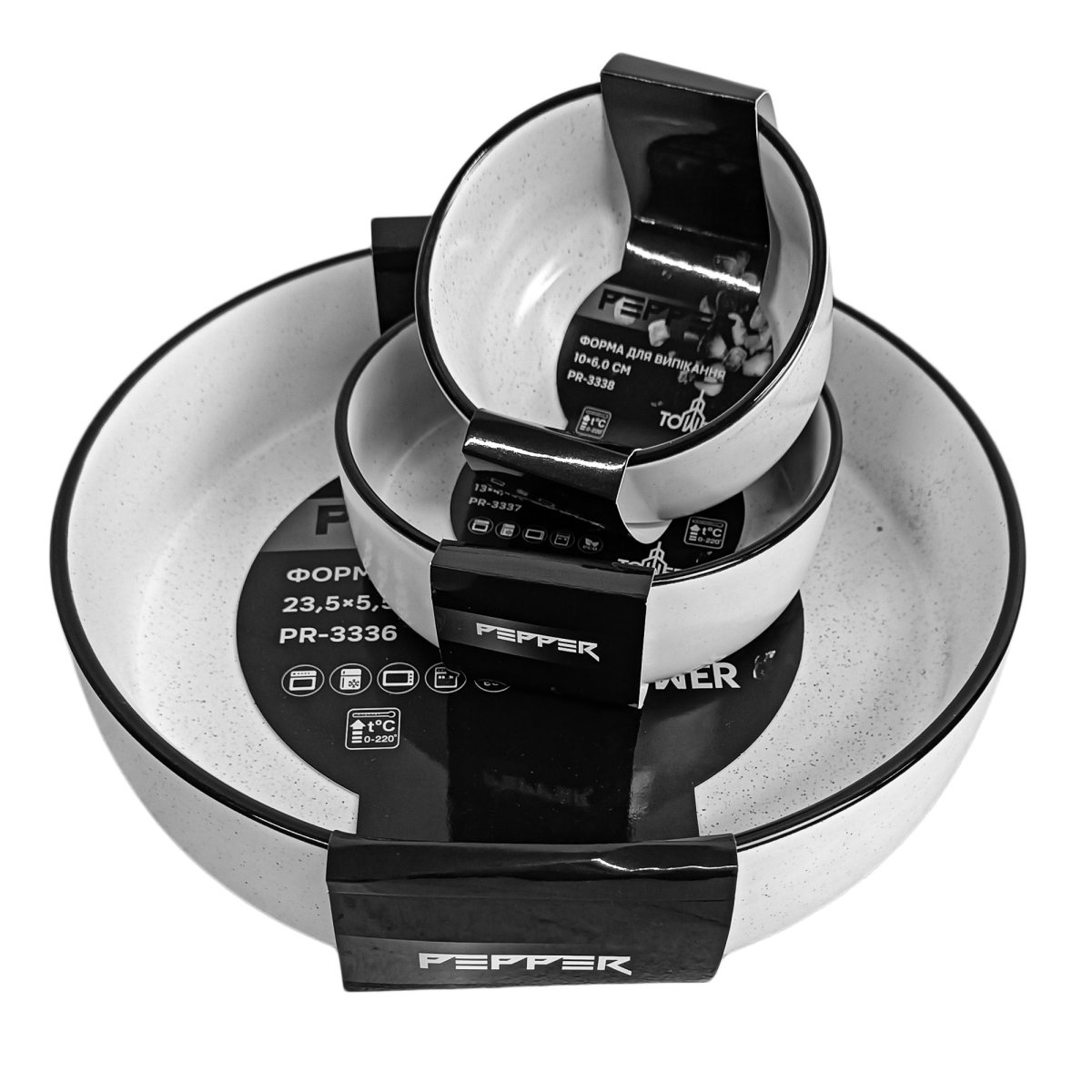 Форма для выпечки PR-3338 Tower круглая PEPPER 10x6 см