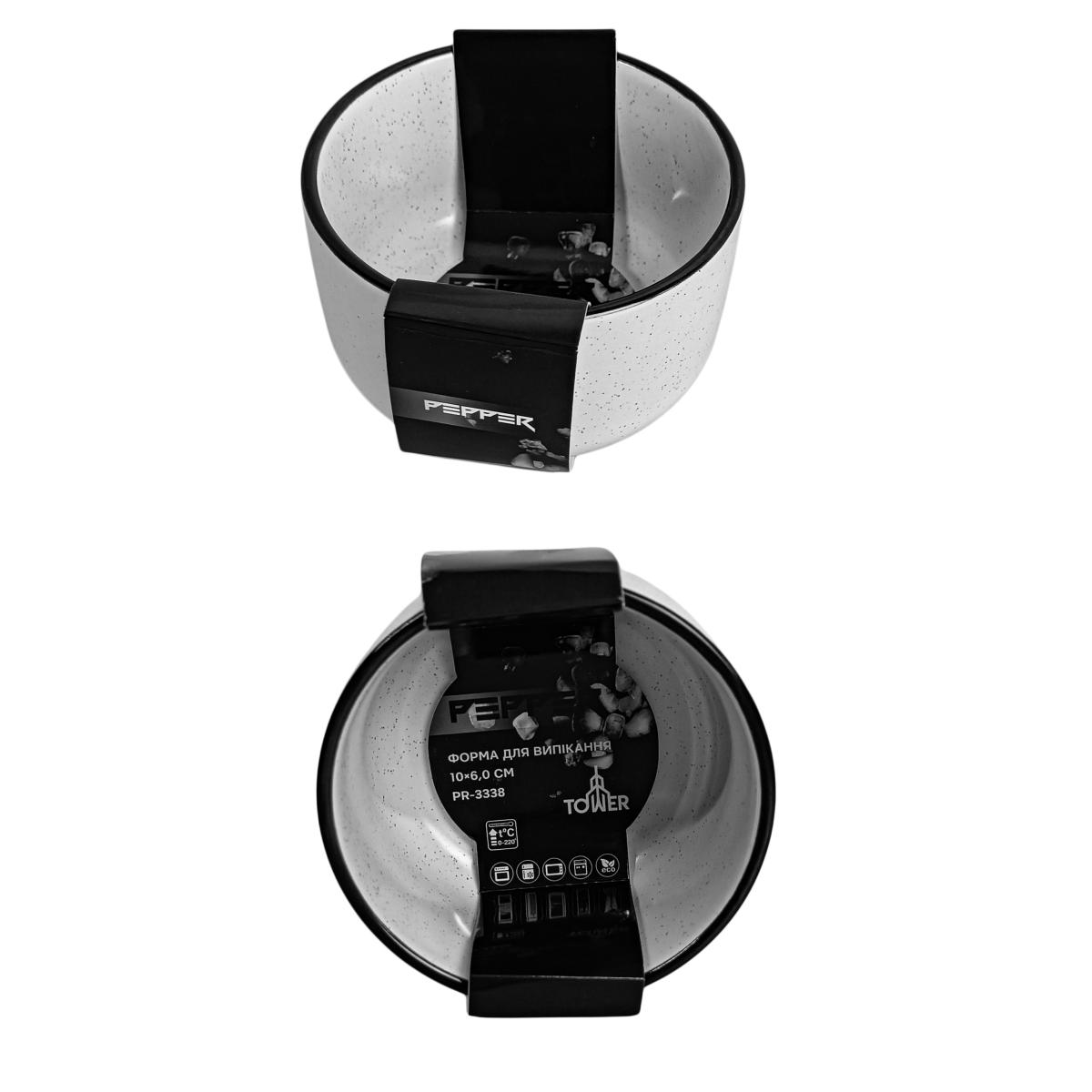 Форма для выпечки PR-3338 Tower круглая PEPPER 10x6 см