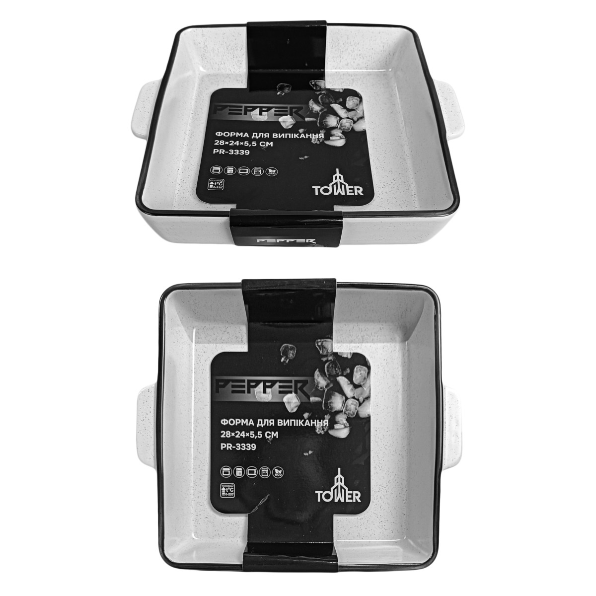 Форма для выпечки PR-3339 Tower квадратная PEPPER 28x24x5.5 см