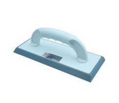 Терка пластиковая BRAVO 100х245 мм жесткая резина 8 мм Haisser 37450