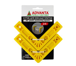 Уголок для фиксации плитки 100×100 мм, 90° (2шт) АДВАНТА 351000