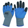 Рукавички ПЕ, синє латексне покриття, посилені пальці утеплені Werk WE2174