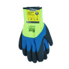 Рукавички ПЕ, синє латексне покриття, посилена долоня утеплені Werk WE2175H
