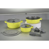 Набор посуды PR-2502 Sunny Chef, 10 предметов, Pepper