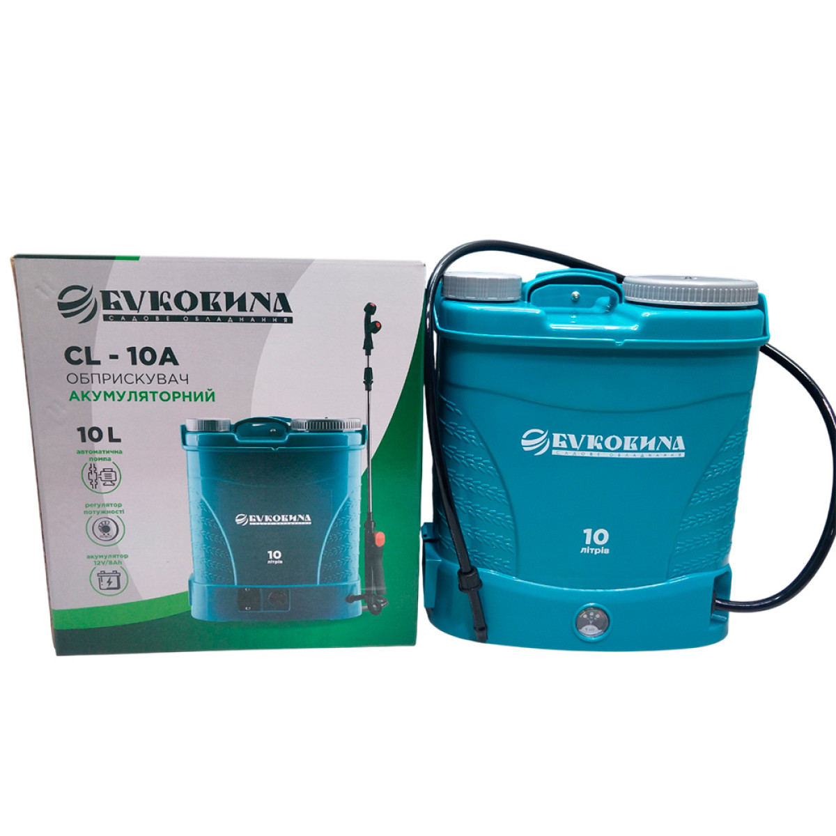 Обприскувач акумуляторний БУКОВИНА CL-10A 10 л