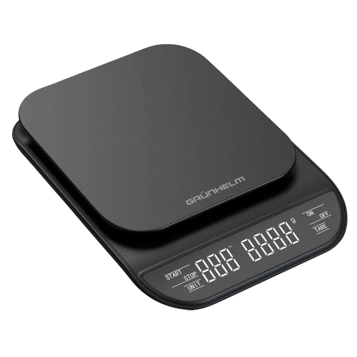Ваги кухонні з таймером для кави та спецій - KES-030B чорнi Grunhelm