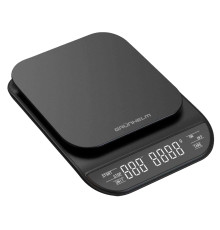Ваги кухонні з таймером для кави та спецій - KES-030B чорнi Grunhelm