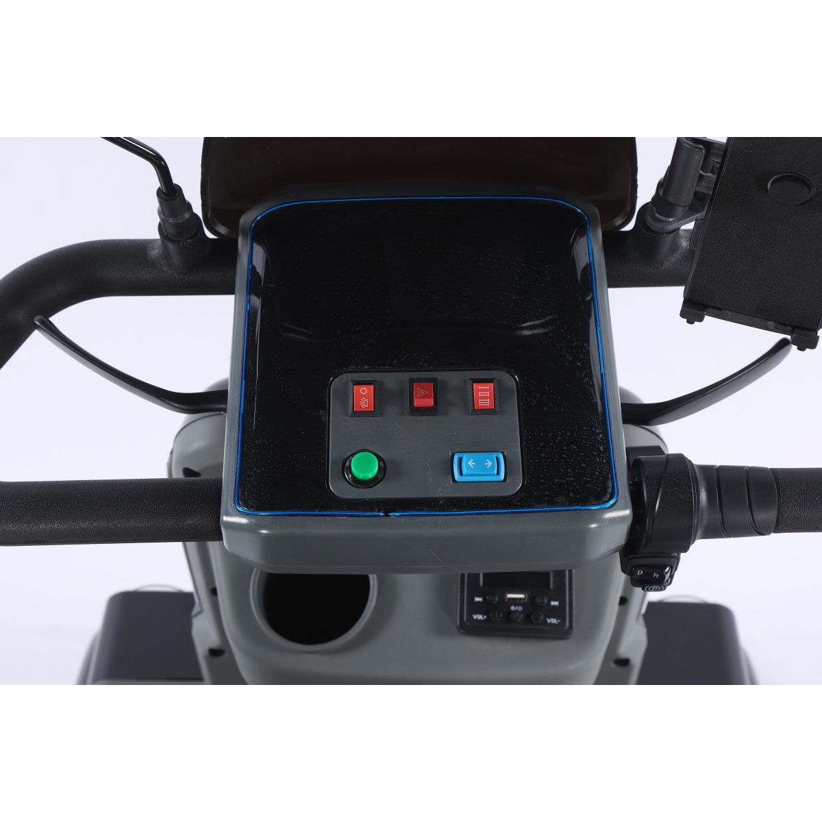 Трицикл акумуляторний Forte SONIC-WN800B Чорний