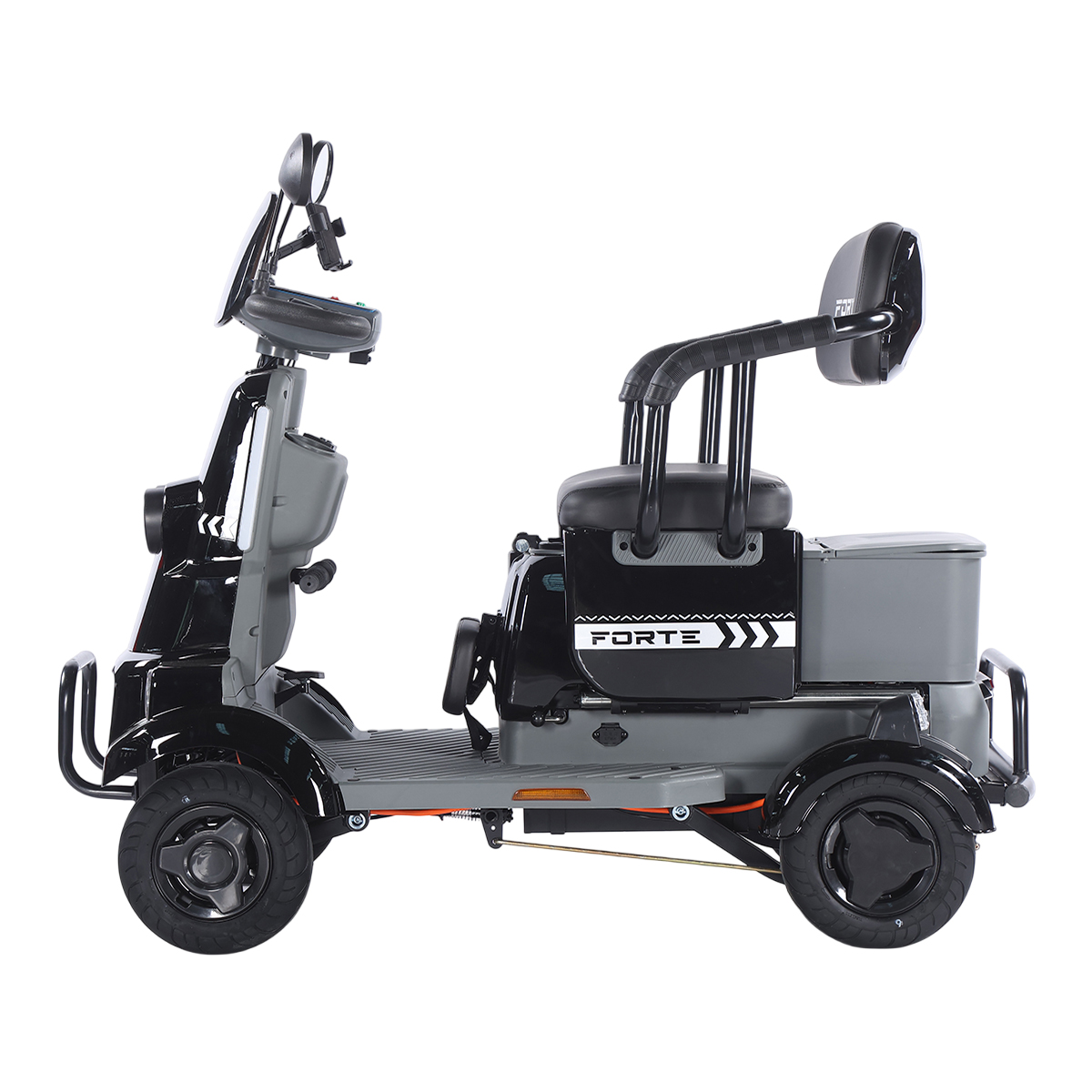 Трицикл акумуляторний Forte SONIC-WN800B Чорний