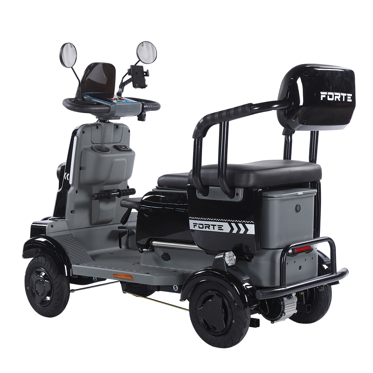 Трицикл акумуляторний Forte SONIC-WN800B Чорний