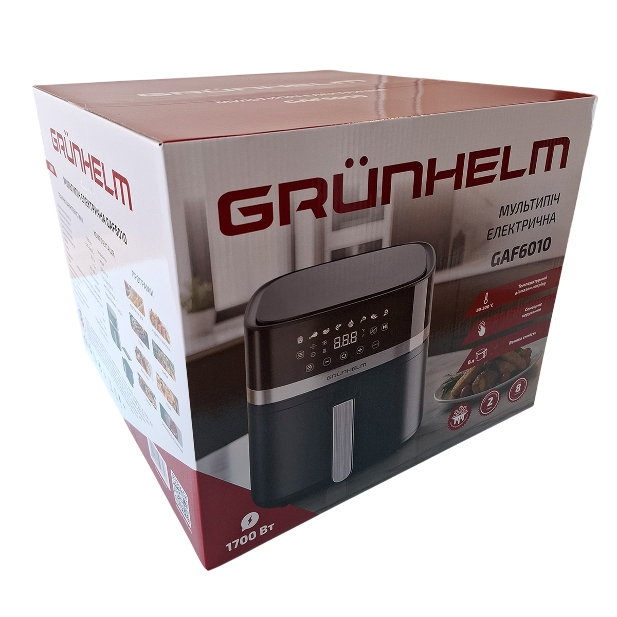 Мультипечь электрическая GAF6010 6 л Grunhelm