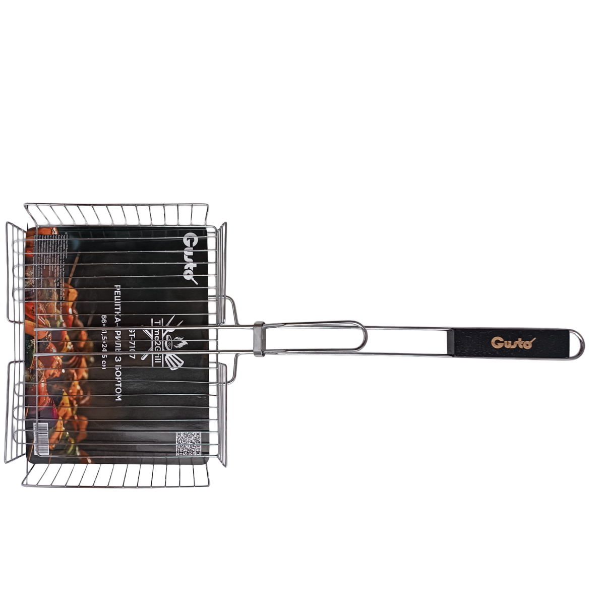 Решітка-гриль 'Time2Grill' з бортом GT-7107, 66x31.5x24.5 см Gusto