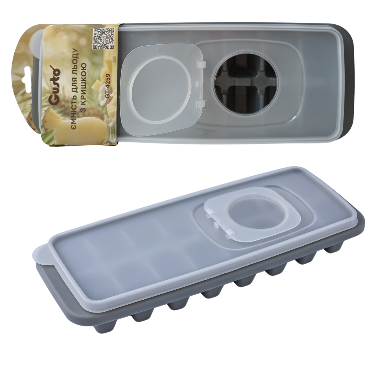 Ємність для льоду GT-4259 з кришкою Gusto